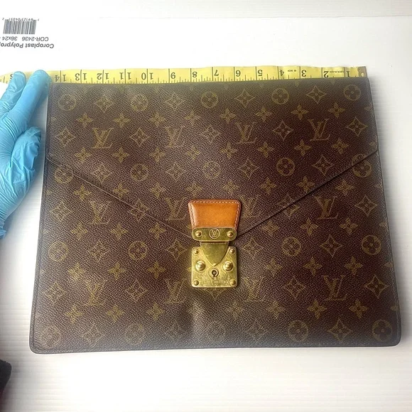 Louis Vuitton Monogram Laptop Bag in Brown - Picture 4 of 5
